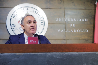 El rector de la Universidad de Valladolid, Antonio Largo. / ICAL.