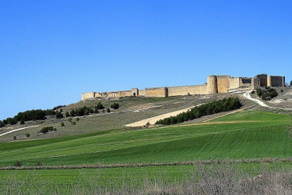 Panorámica de Urueña, custodiada por el recinto amurallado.-MIGUEL ÁNGEL SANTOS