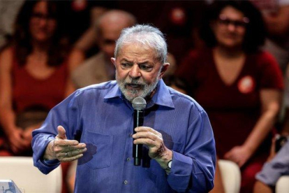 Luiz Inácio Lula da Silva en un evento público.-EFE