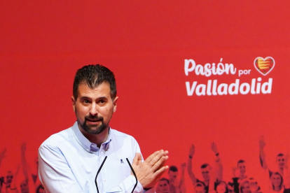 El secretario general del PSOECyL, Luis Tudanca. - ICAL