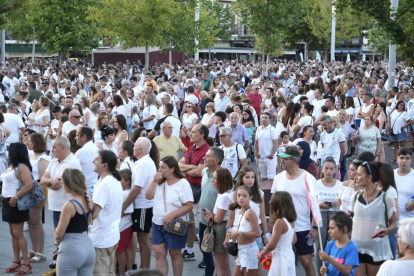 Manifestación en Medina del Campo en defensa del hospital.-J. M. LOSTAU