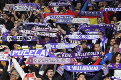 Aficionados del Real Valladolid.