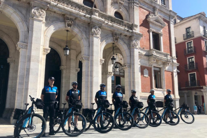 La Sección Ciclista de la Policía Municipal. AYUNTAMIENTO DE VALLADOLID