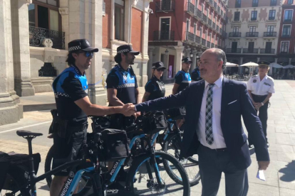 La Sección Ciclista de la Policía Municipal. AYUNTAMIENTO DE VALLADOLID