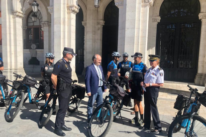 La Sección Ciclista de la Policía Municipal. AYUNTAMIENTO DE VALLADOLID