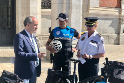 La Sección Ciclista de la Policía Municipal. AYUNTAMIENTO DE VALLADOLID