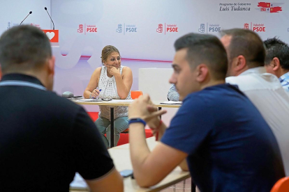 Teresa López, en la ejecutiva del PSOE de Valladolid.-PABLO REQUEJO / PHOTOGENIC