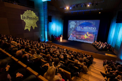 Imagen del Auditorio Miguel Delibes, lleno para disfrutar de la gala de Premios La Posada.