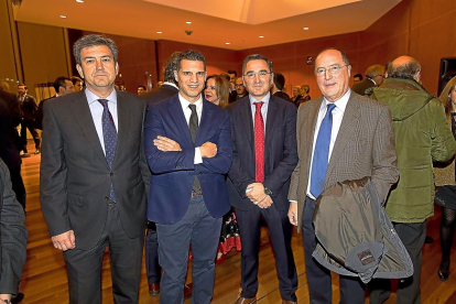 Miguel García, Raúl Grande, Fran Calonge y Carlos Moro.
