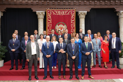Pleno de constitución de la nueva corporación provincial de la Diputación de Valladolid.-ICAL