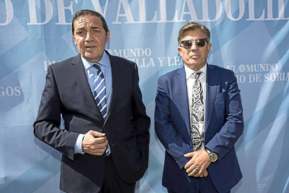 Antonio María Sáez y Rafael López (gerente de Salud).