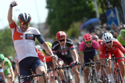 Roger Kluge gana la 17ª etapa del Giro.-EFE / LUCA ZENNARO