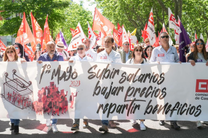 Manifestación del Primero de Mayo en Valladolid. J. M. LOSTAU