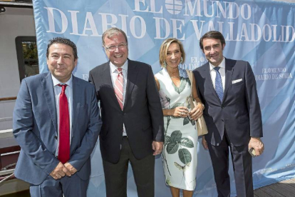 Luis Mariano Santos, Antonio Silván, Victoria Seco y Juan Carlos Suárez-Quiñones.