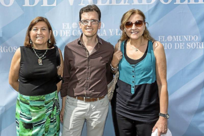 Victoria Soto, Pedro Herrero y Rosario Fernández, miembros del Gobierno municipal.