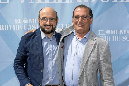 Felipe Ramos (subdirector de Diario de Valladolid) y Narciso Prieto (dircom de Caja Rural de Zamora).