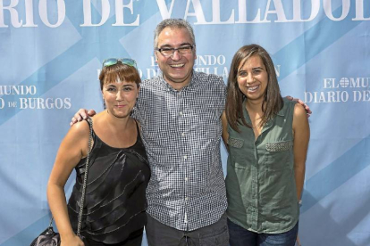 Los socialistas Virginia Almanza, Javier González Trapote y Teresa Campos.