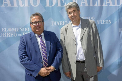 Rafael Tortuero (Banco de Alimentos) y Juan Carlos Díaz.