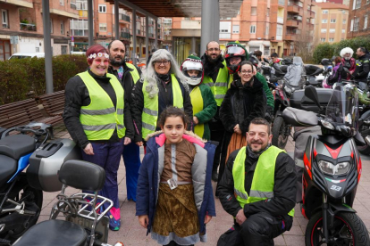 Quinta edición del desfile motero de carnaval en las carreteras de Valladolid. -ICAL