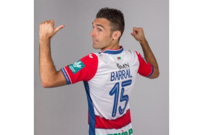 David Barral, jugador del Granada.-