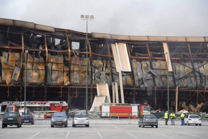 Instalaciones de la planta de Campofrío en Burgos que sufrió un devastador incendio que arrasó su totalidad-Ical