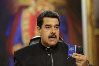 Maduro sostuvo que el informe de la ONU fue hecho por gente muy enemiga de Venezuela.-EL PERIÓDICO