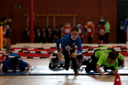 Jornada de atletismo divertido en los Juegos Escolares en Boecillo. / E.M.