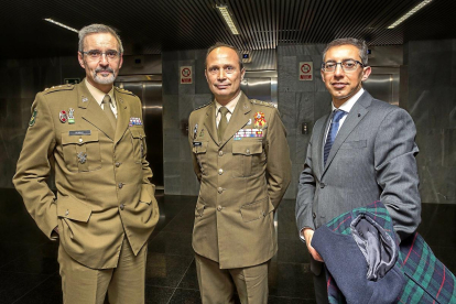 Antonio Bernal, José María Castaño y Roberto Ferrero (Guardia Civil).