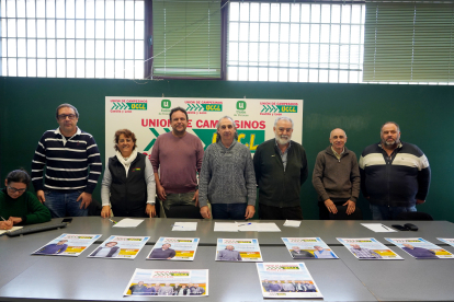 La Unión de Campesinos de Castilla y León (UCCL) presenta su candidatura para las elecciones al campo del 12 de febrero. -ICAL