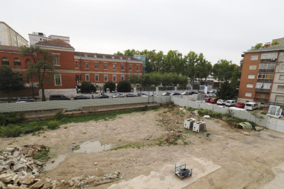 Estado de las obras para el nuevo edificio de consultas externas del Hospital Clínico de Valladolid, previstas para terminarse en octubre de 2024. -PHOTOGENIC