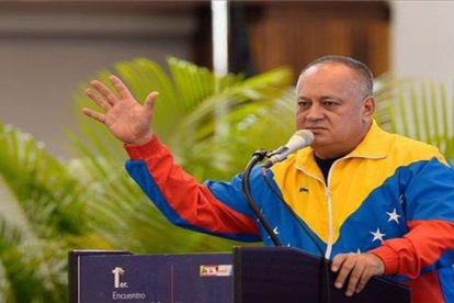 Diosdado Cabello, presidente de la Asamblea Nacional Constituyente de Venezuela.-AFP