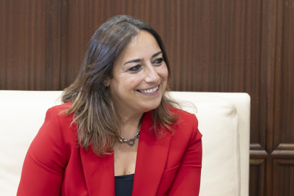La alcaldesa de Palencia, Miriam Andrés. -ICAL