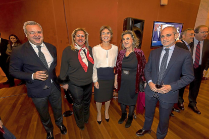 Pablo García Tejerina, Yolanda de Gregorio, Isabel García Tejerina, María José Salgueiro y Víctor Caramanzana.