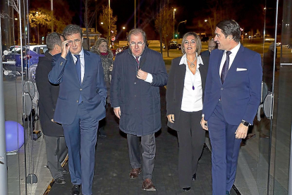 José Luis Ulibarri, Juan Vicente Herrera, Milagros Marcos y Juan Carlos Suárez-Quiñones.  