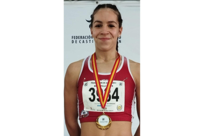Isabel Arranz, oro en 60 metros.