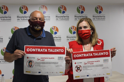 Presentación en Valladolid de la iniciativa 'Contrata talento sin...'. - EUROPA PRESS