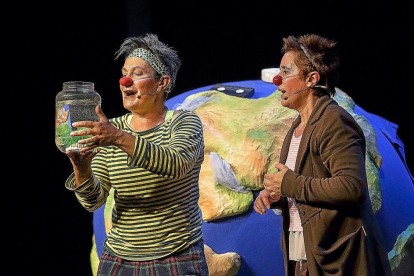 ‘Las emprendedoras’ llevaron el mundo clown a la Feria de Teatro de Castilla y León.