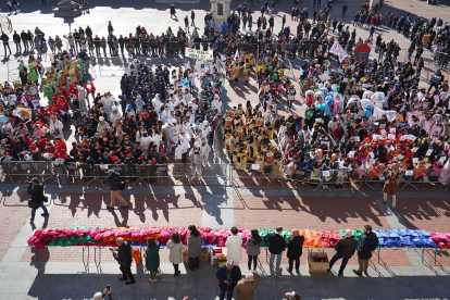 Celebración de 'El Carnaval de los Coles' en Valladolid. E.M.