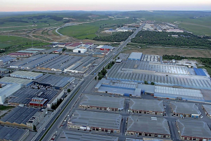 Polígono industrial de Gamonal, en Burgos, donde se concentran numerosas empresas.
