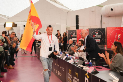 Ariel Munguía, representante de España en el Concurso Mundial de Tapas en Valladolid.- J. M. LOSTAU