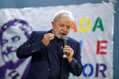 Luiz Inácio Lula da Silva en un acto público.-EFE
