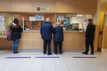 Interior del centro de salud de Arroyo de la Encomienda este martes por la mañana.- PHOTOGENIC