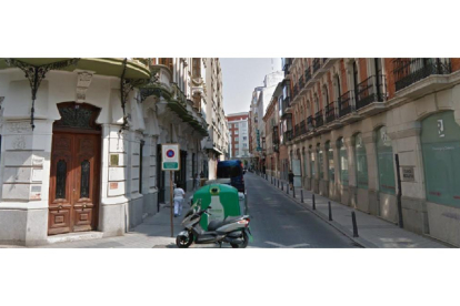 Imagen de la calle Colmenares de Valladolid.-Google Maps