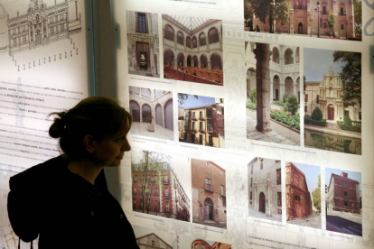 Exposición sobre la restauración de la fachada histórica de la Universidad de Valladolid-Ical