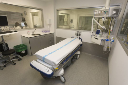 Interior de las nuevas instalaciones de las urgencias del Hospital Clínico Universitario de Valladolid-Pablo Requejo