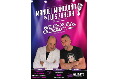 Manuel Manquiña y Luis Zahera en el Teatro Carrión.- CARRIÓN