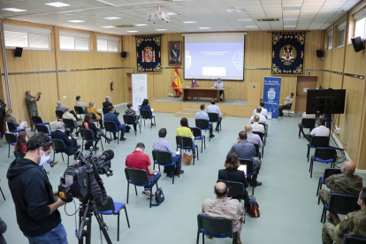 Presentación en Madrid de la Misión Baluarte del Ministerio de Defensa, presidida por Margarita Robles. EL MUNDO