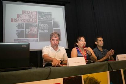 Unai Sordo, Sheila Mateos y Vicente Andrés, ayer, en El Burgo de Osma.-EUROPA PRESS