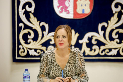 La presidenta de las Cortes, Silvia Clemente.-LETICIA PÉREZ / ICAL