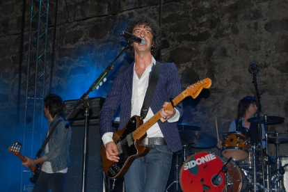 Actuación de Sidonie en el sexto festival de música Pop 'Ecopop', en Arenas de San Pedro (Ávila).-ICAL